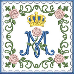 Diseño Para Bordado Juego De Altar María, Madre Santís..