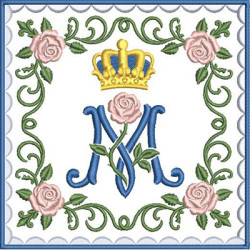Diseño Para Bordado Juego De Altar María, Madre Santísima 602