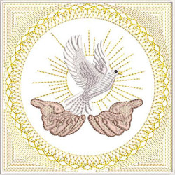 Matriz De Bordado Conjunto De Alfaias Divino Espírito Santo 608