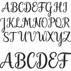 Embroidery Design Package Of 52 Initial Letters 15 And..