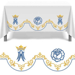 Diseño Para Bordado Conjunto Border Continuo Mariano..