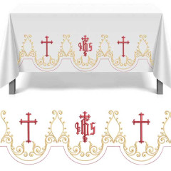 Diseño Para Bordado Conjunto Border Continuo Cruz Y Ih..