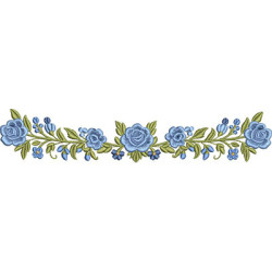 Embroidery Design 24 Cm Rose Arch For Floral Border