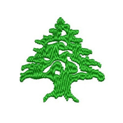 Embroidery Design Lebanon Cedar