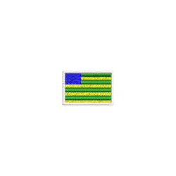 Embroidery Design Goiás Flag 3 Cm