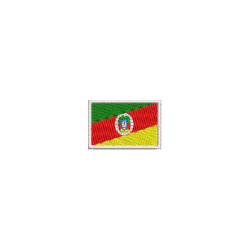 Embroidery Design South Riover Big Flag 3 Cm