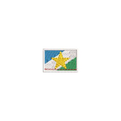 Matriz De Bordado Bandeira Roraima 3 Cm