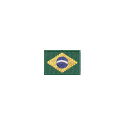 Embroidery Design Rio De Janeiro Flag 3 Cm