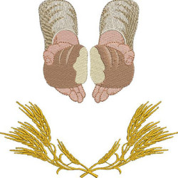 Embroidery Design Sharing With Wheats