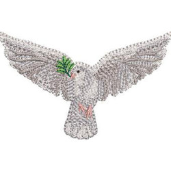 Embroidery Design Peace Dove