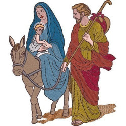 Diseño Para Bordado Virgen De Exile 20 Cm