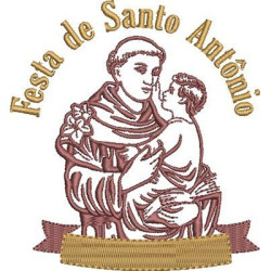 Diseño Para Bordado Fiesta De Santo Antonio