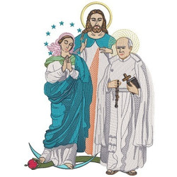 Matriz De Bordado Jesus Maria E Santo Estanislau