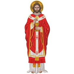 Embroidery Design Jesus With Chalice 3