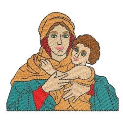 Embroidery Design Mother Pilgrim Small 2
