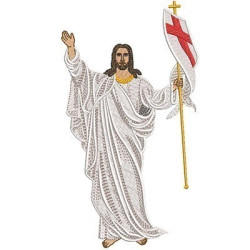 Embroidery Design Jesus Russed 20 Cm