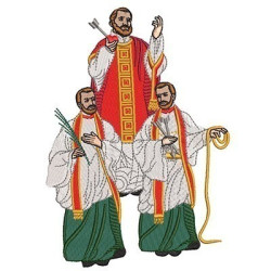 Embroidery Design Saints Martyrs Of Missions