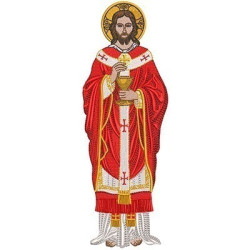 Embroidery Design Jesus With Chalice 4