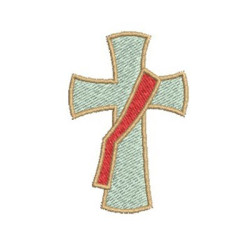 Embroidery Design Coat Cross 5 Cm