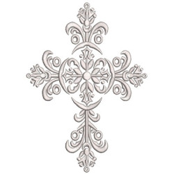Embroidery Design Decorated Cross 144