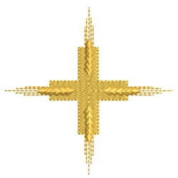 Embroidery Design Decorated Cross 151