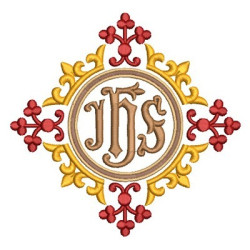 Diseño Para Bordado Jhs Adornado 4