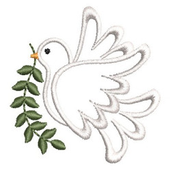 Embroidery Design Peace Dove 3