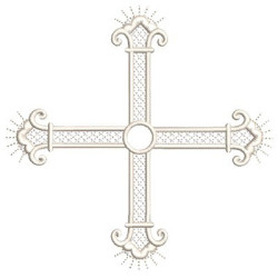 DECORATED CROSS 158