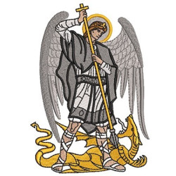 Embroidery Design Archangel Michael 1