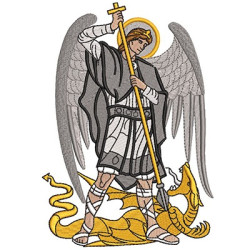 Embroidery Design Archangel Michael 2