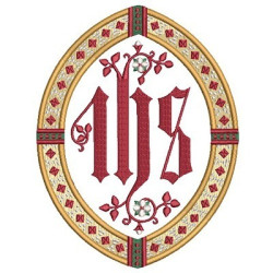 Diseño Para Bordado Medalla Jhs 3