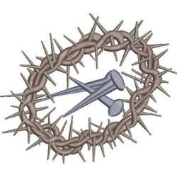 Embroidery Design Crown Of Thorns