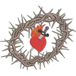 CROWN OF THORNS IMMACULATE HEART OF MARY