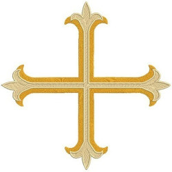 Embroidery Design Cross 25 Cm