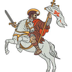 Embroidery Design Saint James Matamoros