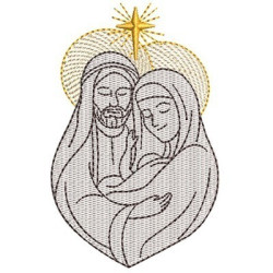 Embroidery Design Small Holy Family