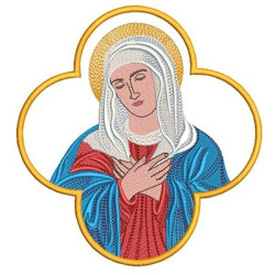 Diseño Para Bordado Nuestra Señora De Silencio 3
