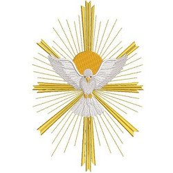 Embroidery Design Divine Holy Spirit 30 Cm