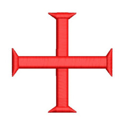 Matriz De Bordado Cruz De Malta 37