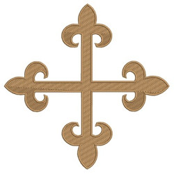 Embroidery Design Cross Of 20 Cm