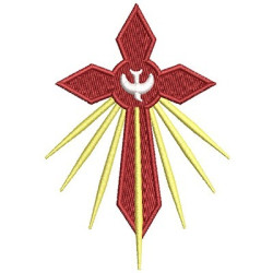 Embroidery Design Cross With Divine 4