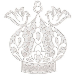 Embroidery Design Crown In Rechilieu