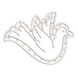 Embroidery Design Richelieu Style Dove