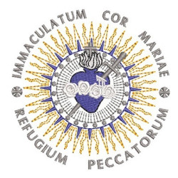 Embroidery Design Immaculate Heart Of Mary  Immaculatum Cor Mariae