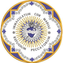 Matriz De Bordado Imaculado Coração De Maria 2  Immaculatum Cor Mariae