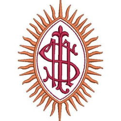 Diseño Para Bordado Ihs En Marco 2