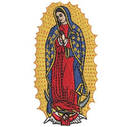 Matriz De Bordado Virgem De Guadalupe 10 Cm