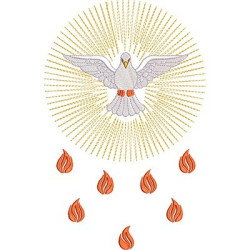 Embroidery Design Pentecost 26 Cm