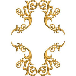 Embroidery Design Cross Frame 2