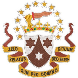 Matriz De Bordado Escudo Carmelitas 20 Cm